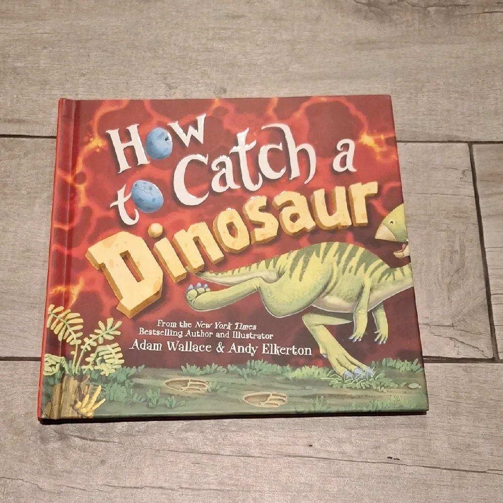 🦔How to Catch a Dinosaur Hardcover Book🍍